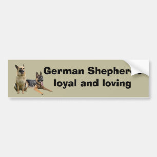 Autocollant De Voiture Adhésif pour pare-chocs d'amis de berger allemand