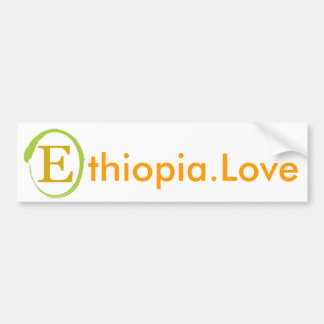 Autocollant De Voiture Adhésif pour pare-chocs d'amour d'EOR Ethiopie