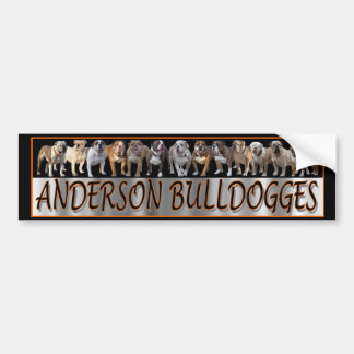 Autocollant De Voiture Adhésif pour pare-chocs d'Anderson Bulldogge