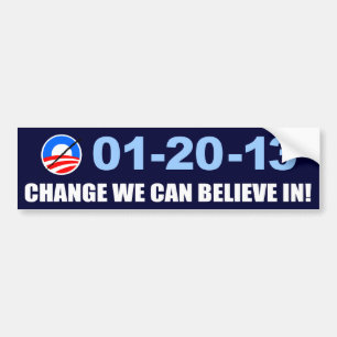 Autocollant De Voiture Adhésif pour pare-chocs d'Anti-Obama