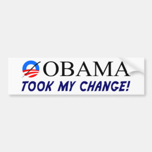 Autocollant De Voiture Adhésif pour pare-chocs d'Anti-Obama