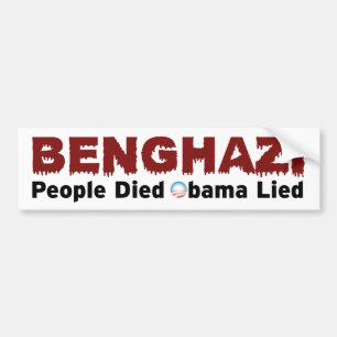 Autocollant De Voiture Adhésif pour pare-chocs d'Anti-Obama Benghazi