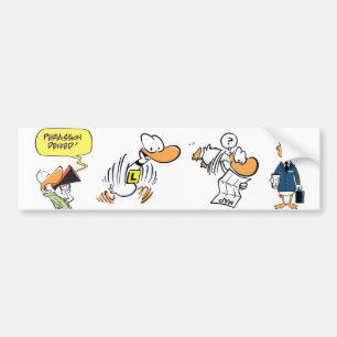 Autocollant De Voiture Adhésif pour pare-chocs de bandes dessinées