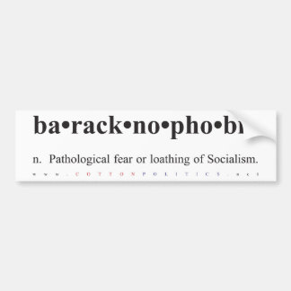 Autocollant De Voiture Adhésif pour pare-chocs de Baracknophobia