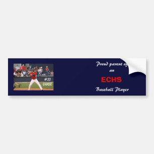Autocollant De Voiture Adhésif pour pare-chocs de base-ball d'ECHS