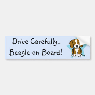 Autocollant De Voiture Adhésif pour pare-chocs de beagle d'étoile de