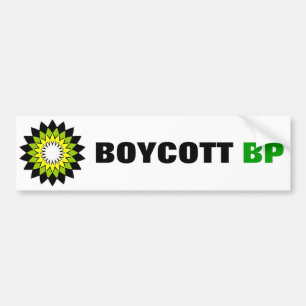 Autocollant De Voiture Adhésif pour pare-chocs de BP de BOYCOTT