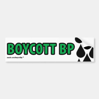 Autocollant De Voiture Adhésif pour pare-chocs de BP de boycott