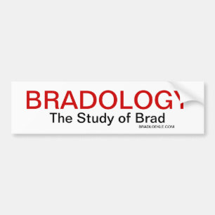 Autocollant De Voiture Adhésif pour pare-chocs de Bradology
