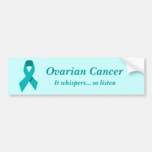 Autocollant De Voiture Adhésif pour pare-chocs de Cancer ovarien