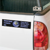 Autocollant De Voiture Adhésif pour pare-chocs de changement climatique (On Truck)