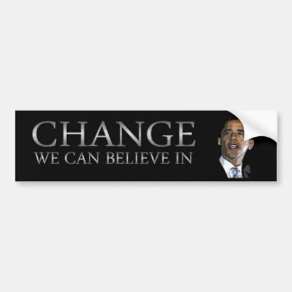 Autocollant De Voiture Adhésif pour pare-chocs de changement d'Obama