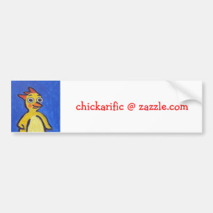 Autocollant De Voiture Adhésif pour pare-chocs de Chickarific
