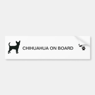 AUTOCOLLANT DE VOITURE ADHÉSIF POUR PARE-CHOCS DE CHIWAWA
