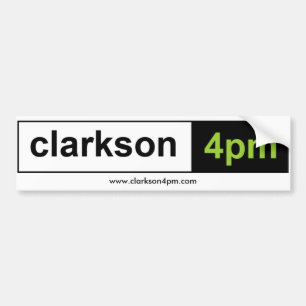Autocollant De Voiture Adhésif pour pare-chocs de Clarkson4pm