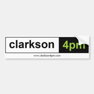 Autocollant De Voiture Adhésif pour pare-chocs de Clarkson4pm