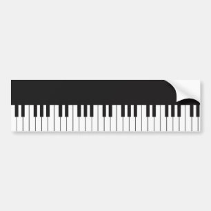 Autocollant De Voiture Adhésif pour pare-chocs de clavier de piano