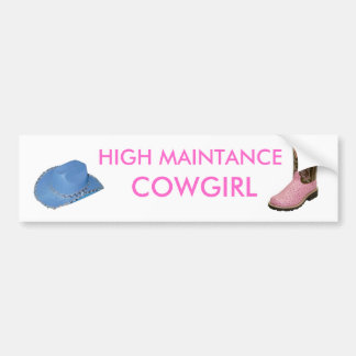 Autocollant De Voiture Adhésif pour pare-chocs de cow-girl