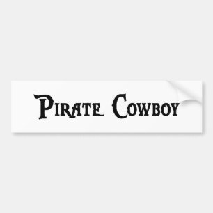 Autocollant De Voiture Adhésif pour pare-chocs de cowboy de pirate