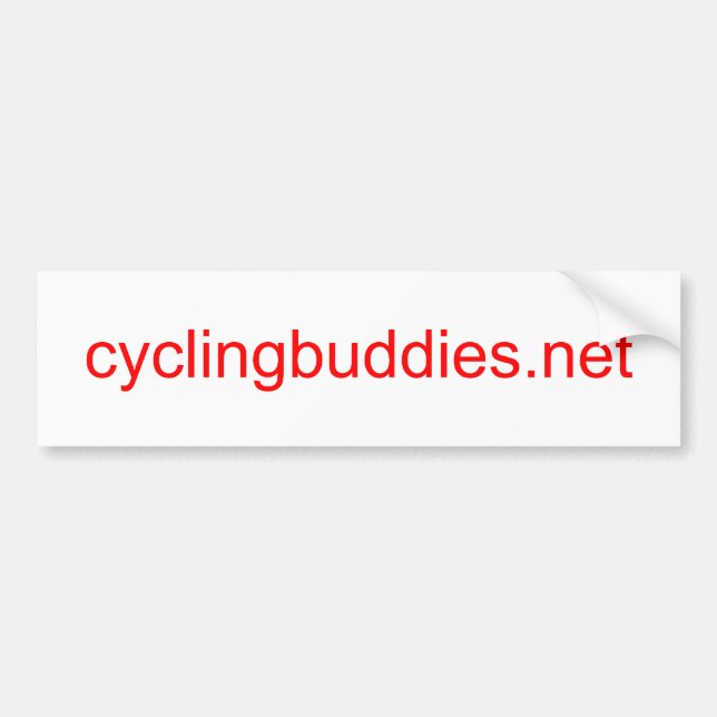 Autocollant De Voiture Adhésif pour pare-chocs de CyclingBuddies (Devant)
