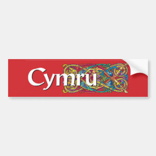 Autocollant De Voiture Adhésif pour pare-chocs de Cymru