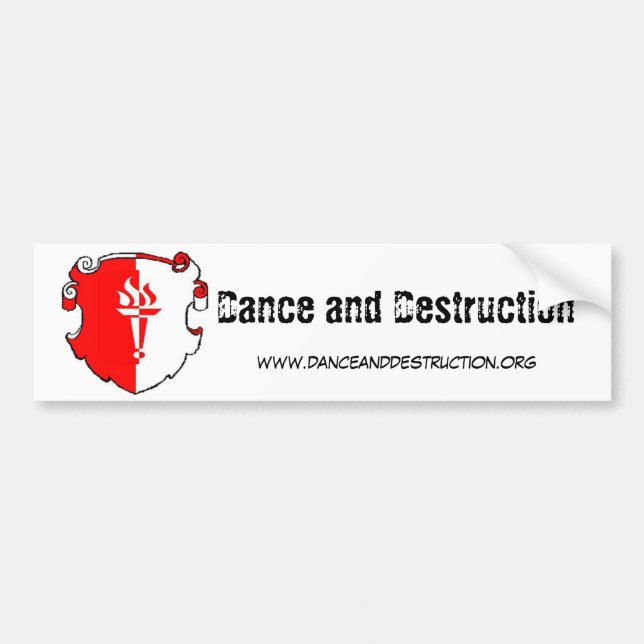 Autocollant De Voiture Adhésif pour pare-chocs de D&D (Devant)