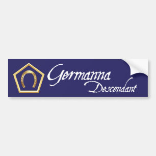 Autocollant De Voiture Adhésif pour pare-chocs de descendant de Germanna