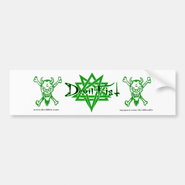 Autocollant De Voiture Adhésif pour pare-chocs de DevilFist (Devant)