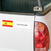 Autocollant De Voiture Adhésif pour pare-chocs de DRAPEAU de l'ESPAGNE (On Truck)