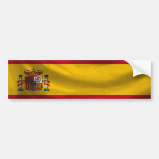 Autocollant De Voiture Adhésif pour pare-chocs de drapeau de l'Espagne