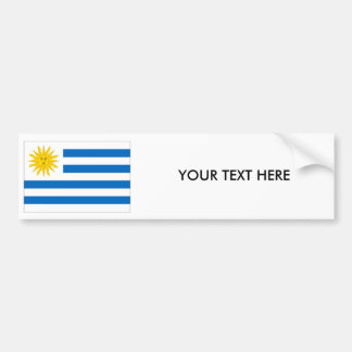 Autocollant De Voiture Adhésif pour pare-chocs de DRAPEAU de l'URUGUAY