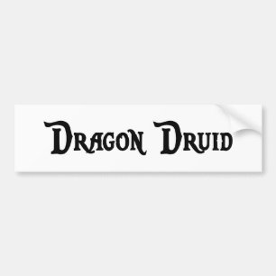Autocollant De Voiture Adhésif pour pare-chocs de druide de dragon