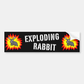 Autocollant De Voiture Adhésif pour pare-chocs de explosion de lapin