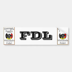 Autocollant De Voiture Adhésif pour pare-chocs de FDL d'Osaugie - doit