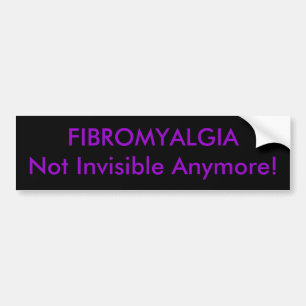 Autocollant De Voiture Adhésif pour pare-chocs de fibromyalgie