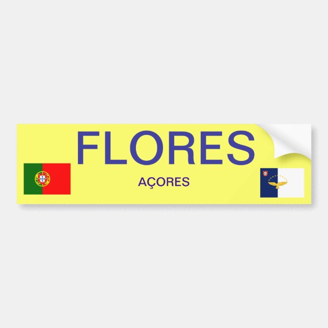Autocollant De Voiture Adhésif pour pare-chocs de Flores* (Devant)