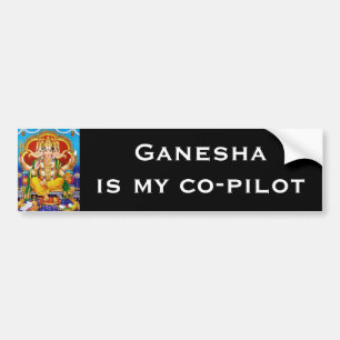 Autocollant De Voiture Adhésif pour pare-chocs de Ganesha - version 4