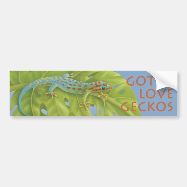 Autocollant De Voiture Adhésif pour pare-chocs de Gecko (Devant)