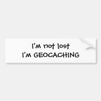 Autocollant De Voiture Adhésif pour pare-chocs de Geocaching