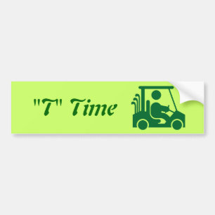 Autocollant De Voiture Adhésif pour pare-chocs de golf de temps de "T"