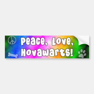 Autocollant De Voiture Adhésif pour pare-chocs de Hovawarts d'amour de