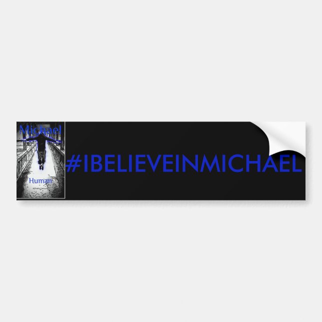 Autocollant De Voiture Adhésif pour pare-chocs de #IBELEIVEINMICHAEL (Devant)