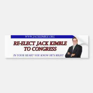 Autocollant De Voiture Adhésif pour pare-chocs de Jack Kimble - à votre