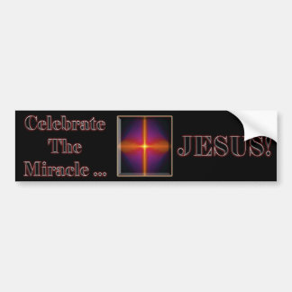 Autocollant De Voiture Adhésif pour pare-chocs de Jésus de Noël