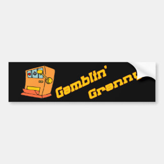 Autocollant De Voiture Adhésif pour pare-chocs de jeu de mamie