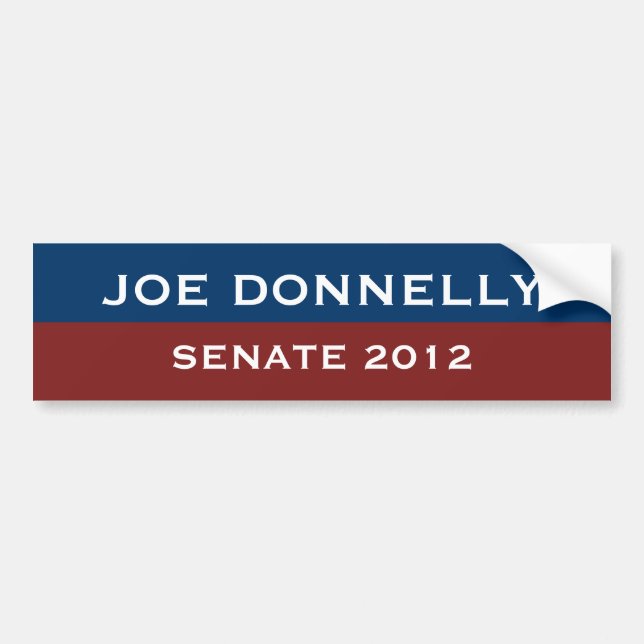 Autocollant De Voiture Adhésif pour pare-chocs de Joe Donnelly (Devant)