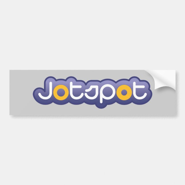 Autocollant De Voiture Adhésif pour pare-chocs de Jotspot (Devant)