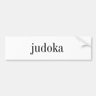 Autocollant De Voiture adhésif pour pare-chocs de judoka