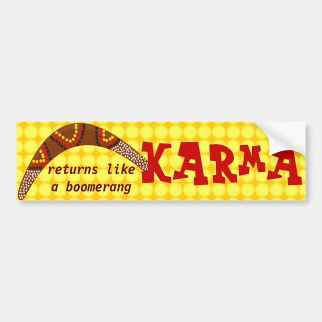 Autocollant De Voiture Adhésif pour pare-chocs de karma (Devant)