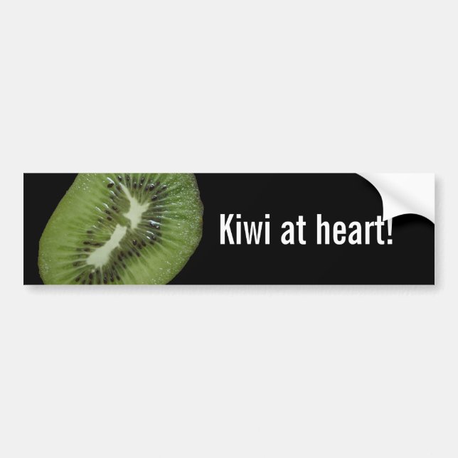 Autocollant De Voiture Adhésif pour pare-chocs de kiwi de NZ (Devant)